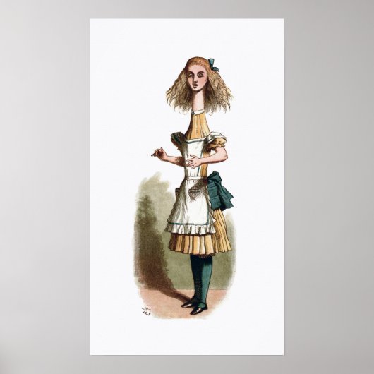 Alice im Wunderland Curiouser Poster Print (Vorne)