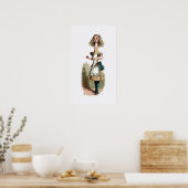 Alice im Wunderland Curiouser Poster Print (Küche)