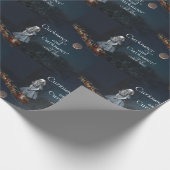 Alice im Wunderland Curiouser Santa Wrapping Geschenkpapier (Ecke)