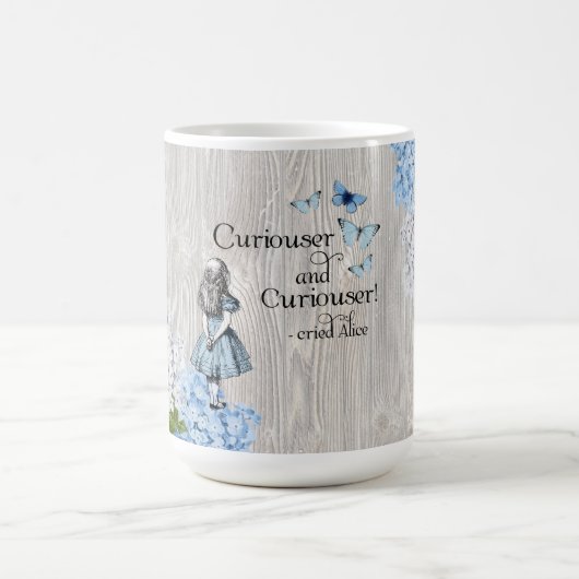 Alice im Wunderland Curiouser Tasse (Mittel)