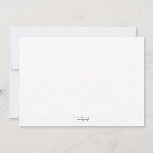 Alice im Wunderland Custom Baby Dusche lädt ein Einladung (Rückseite)