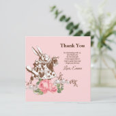 Alice im Wunderland danke Einladung (Stehend Vorderseite)