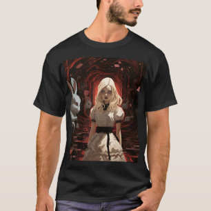 Alice im Wunderland Dark Surrealistisch T-Shirt
