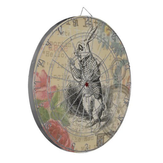 Alice im Wunderland Dartscheibe (Vorderseite Links)