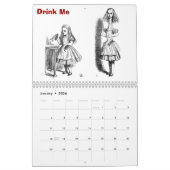 Alice im Wunderland, das Jahr in den Bildern Kalender (Jan 2026)