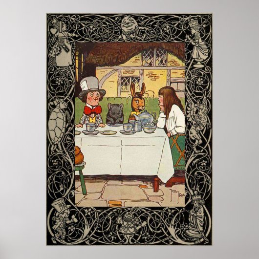 Alice im Wunderland Das Mad Haters Tee-Party Poster (Vorne)