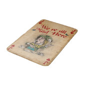 Alice im Wunderland, das Mad Hatter, Badematte (Schrägansicht)