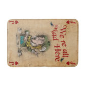 Alice im Wunderland, das Mad Hatter, Badematte (Vorderseite)