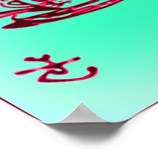 Alice im Wunderland - Das Mad Hatter Poster (Ecke)