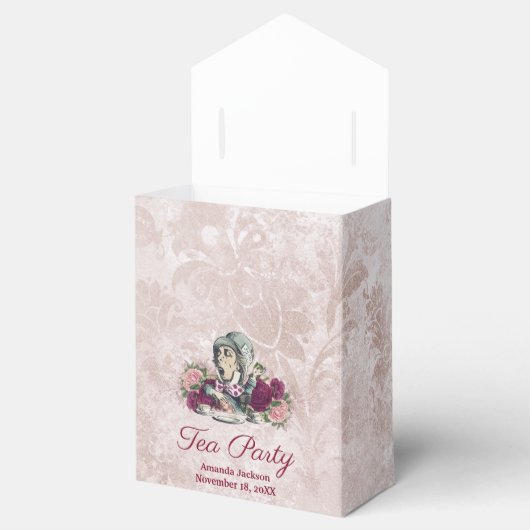 Alice im Wunderland Das Mad Hatter Tee Party Geschenkschachtel (Geöffnet)