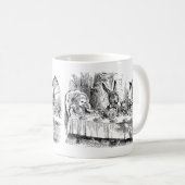 Alice im Wunderland - Das Tea-Party des Mad Hatter Kaffeetasse (VorderseiteRechts)
