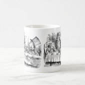 Alice im Wunderland - Das Tea-Party des Mad Hatter Kaffeetasse (Mittel)