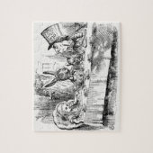 Alice im Wunderland - Das Tea-Party des Mad Hatter Puzzle (Vertikal)