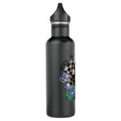 Alice im Wunderland - Das weiße Kaninchen gejagt Edelstahlflasche (Links)