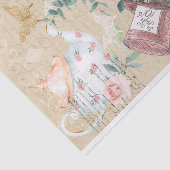 Alice im Wunderland Decoupage Mad Hatter Seidenpapier (Ausschnitt)