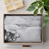 Alice im Wunderland der Katzenkatze Seidenpapier (Geschenk)