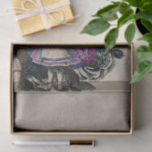 Alice im Wunderland der lila Raupe Seidenpapier (Geschenk)