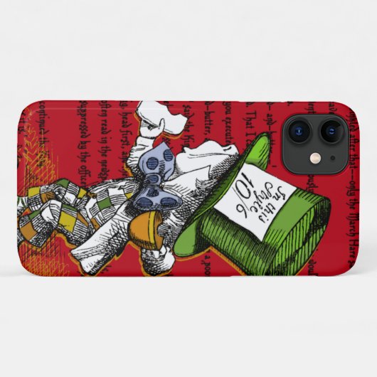 Alice im Wunderland | Der Mad Hatter Case-Mate iPhone Hülle (Rückseite (Horizontal))