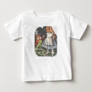 Alice im Wunderland & der verrückte Hutmacher Baby T-shirt
