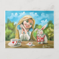 Alice im Wunderland des weißen Kaninchens Gordon B