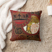 Alice im Wunderland "die Cheshire-Katzen-" Kissen (Decke)