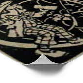 Alice im Wunderland, die die Ziele gestohlen hat Poster (Ecke)