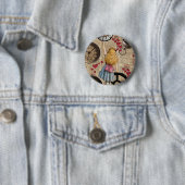 Alice im Wunderland, die in Zeit reist Button (Beispiel)