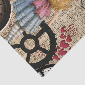 Alice im Wunderland, die in Zeit reist Seidenpapier (Ausschnitt)