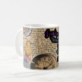 Alice im Wunderland, die in Zeit reist Tasse (Vorderseite Links)