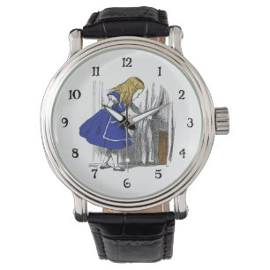 Alice im Wunderland - die kleine Tür Armbanduhr