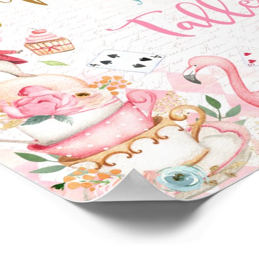 Alice im Wunderland Diese macht das Signal größer Poster (Ecke)