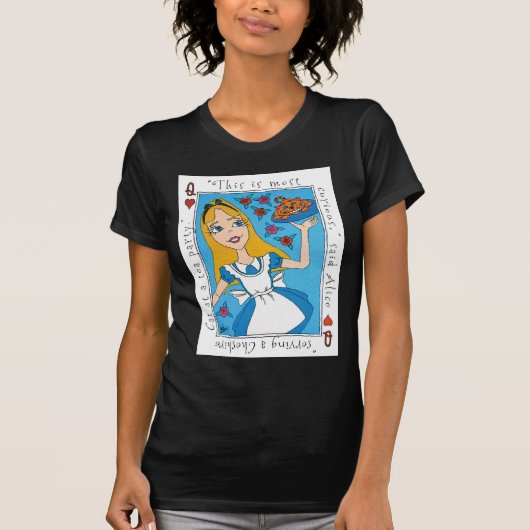 Alice im Wunderland - dieses ist am neugierigsten T-Shirt (Vorderseite)