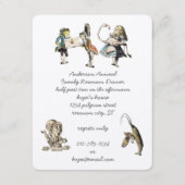 Alice im Wunderland Dinner Party Einladung (Vorderseite)