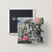 Alice im Wunderland Dodo Klassische Kunstwerke Button (Vorne & Hinten)