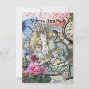 Alice im Wunderland Dodo Klassische Kunstwerke Einladung