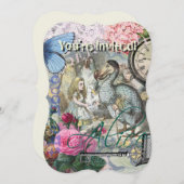 Alice im Wunderland Dodo Klassische Kunstwerke Einladung (Vorne/Hinten)