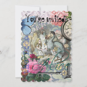 Alice im Wunderland Dodo Klassische Kunstwerke Einladung