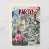 Alice im Wunderland Dodo Klassische Kunstwerke Einladung (Vorne/Hinten)