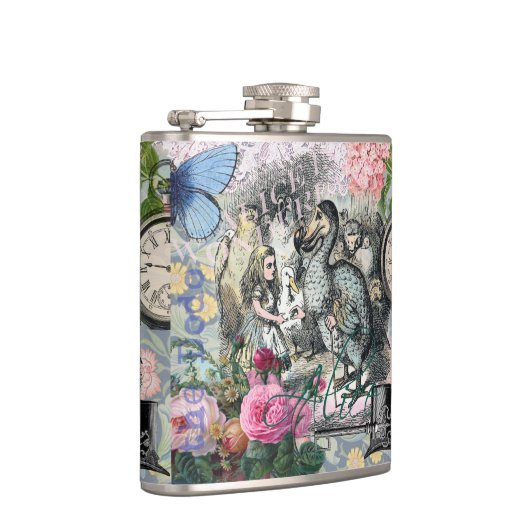 Alice im Wunderland Dodo Klassische Kunstwerke Flachmann (Rechts)