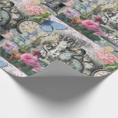 Alice im Wunderland Dodo Klassische Kunstwerke Geschenkpapier (Ecke)