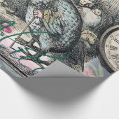 Alice im Wunderland Dodo Klassische Kunstwerke Geschenkpapier (Ecke)