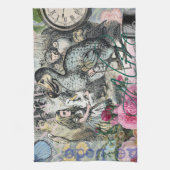 Alice im Wunderland Dodo Klassische Kunstwerke Geschirrtuch (Vertikal)