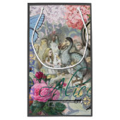 Alice im Wunderland Dodo Klassische Kunstwerke Kleine Geschenktüte (Rückseite)