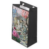 Alice im Wunderland Dodo Klassische Kunstwerke Kleine Geschenktüte (Rückseite Schrägansicht)