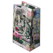 Alice im Wunderland Dodo Klassische Kunstwerke Kleine Geschenktüte (Rückseite Schrägansicht)