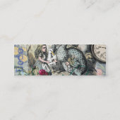 Alice im Wunderland Dodo Klassische Kunstwerke Mini Visitenkarte (Rückseite)