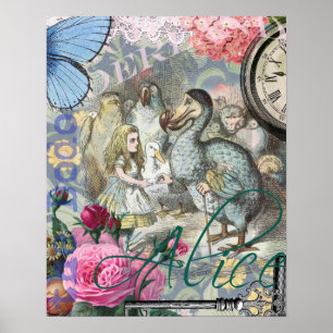 Alice im Wunderland Dodo Klassische Kunstwerke Poster