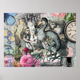 Alice im Wunderland Dodo Klassische Kunstwerke Poster