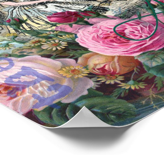 Alice im Wunderland Dodo Klassische Kunstwerke Poster (Ecke)