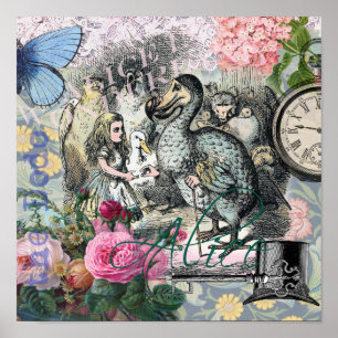 Alice im Wunderland Dodo Klassische Kunstwerke Poster